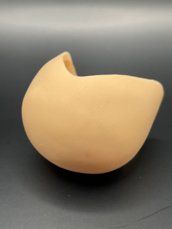 Joan Mankin Flesh Sillycone Matte Clown Nose - Red Nose Factory