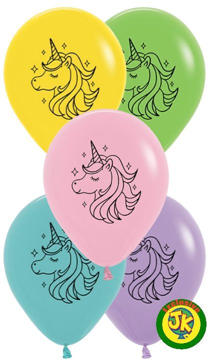 5 inch Unicorn Custom Printed Latex Sempertex