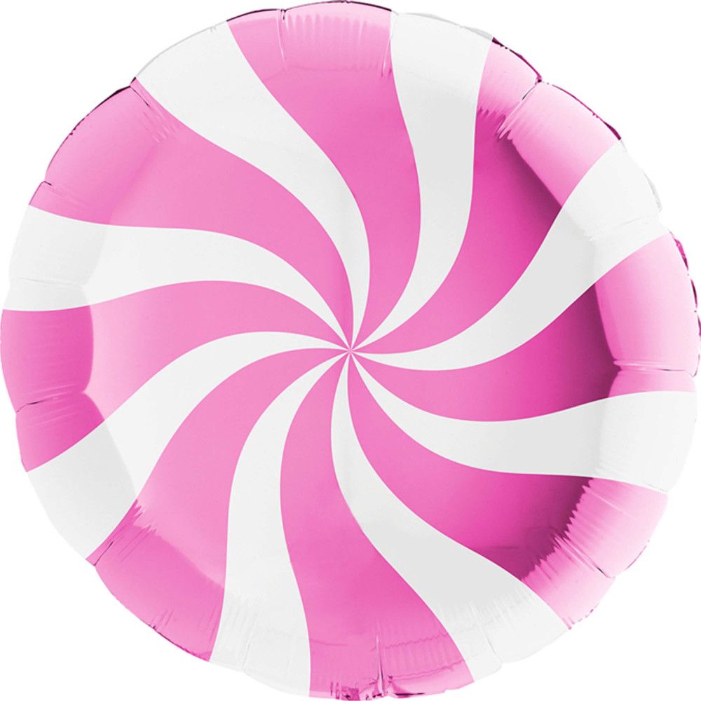 18 in Peppermint Candy Foil - Fuchsia (5 Pack - FLAT) 18 in Peppermint Candy Foil - Fuchsia (5 Pack - FLAT)