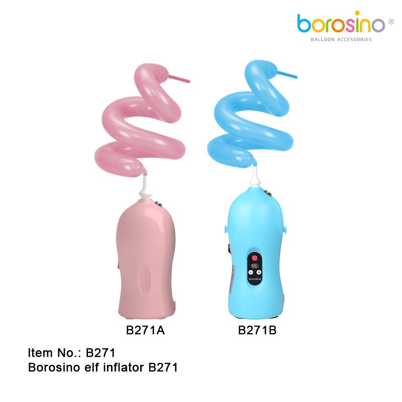 Borosino Elf Electric Balloon Inflator (B271 Pink or Blue Pump)