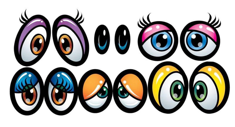 Colorful Eye Stickers