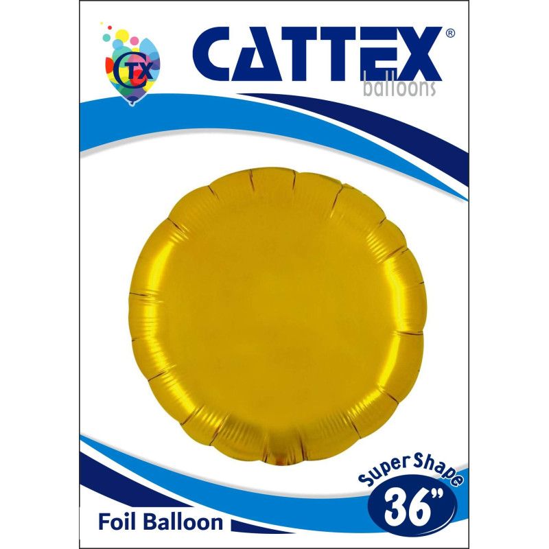 36 in Solid Color Foil Rounds