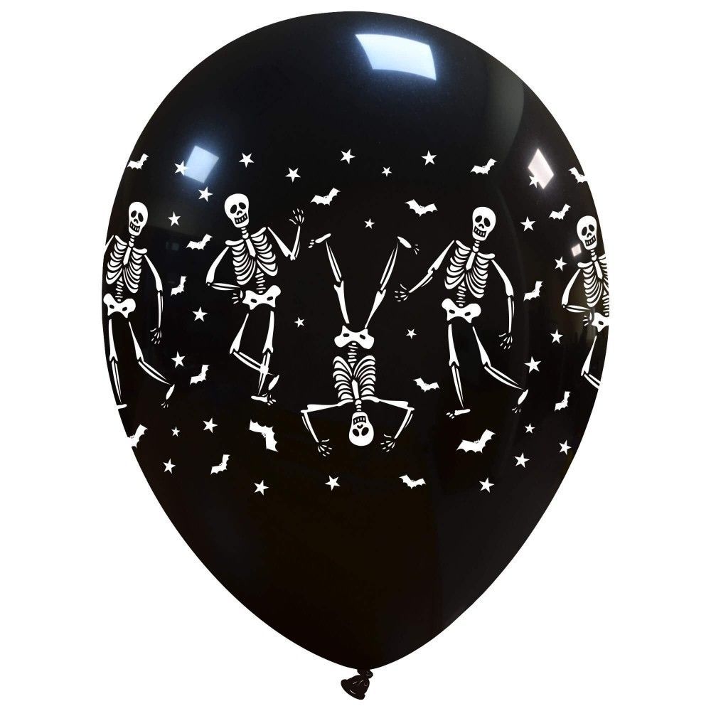 12 inch Skeletons Printed Latex 12 inch Skeletons Printed Latex