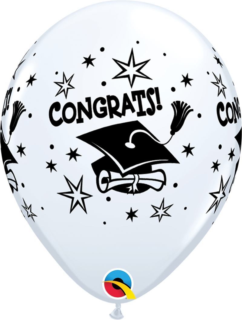 11 inch Congrats! Cap Qualatex