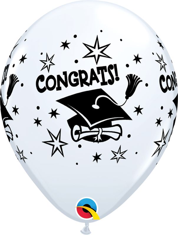 11 inch Congrats! Cap Qualatex