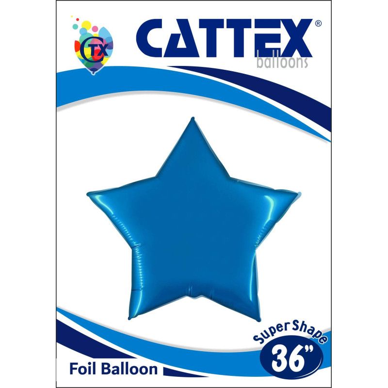 36 in Solid Color Foil Stars