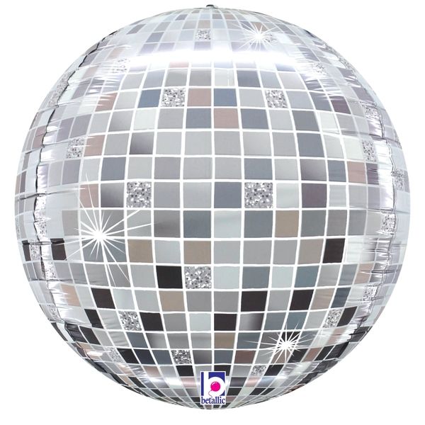 Dimensional Disco Ball Globe Shape Foil