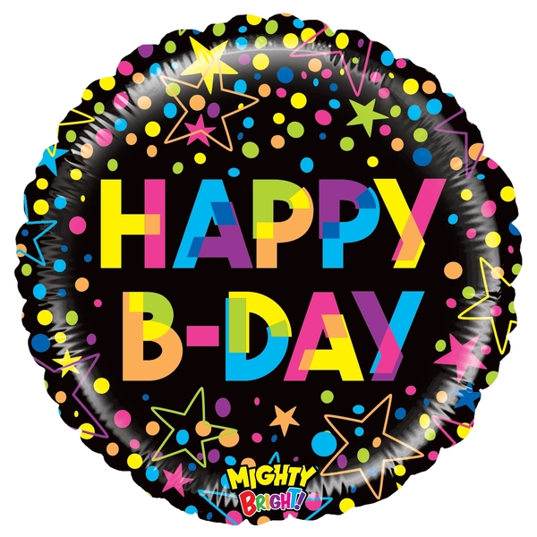 21 in Mighty Colorful Birthday Foil (5 Pack - Packaged) 21 in Mighty Colorful Birthday Foil (5 Pack - Packaged)