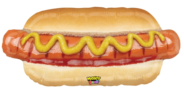 Mighty Hotdog Jumbo Shape Foil Mighty Hotdog Jumbo Shape Foil