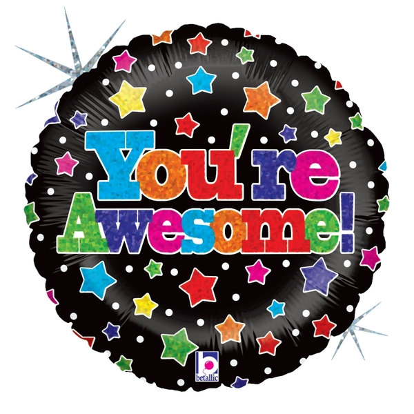 18 in You're Awesome Foil (5 Pack) 18 in You're Awesome Foil (5 Pack)