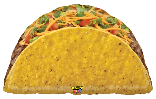 Mighty Taco Jumbo Shape Foil Mighty Taco Jumbo Shape Foil