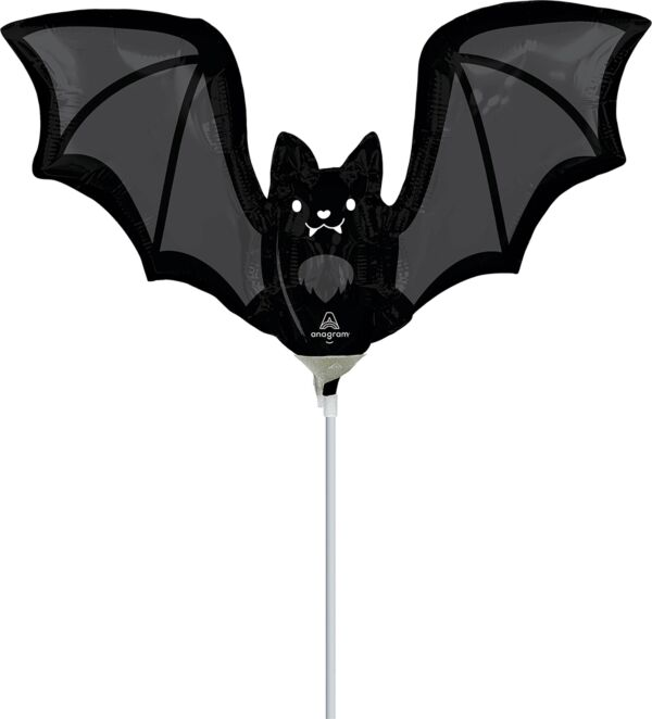 Mini Glow Batty Bat Shape Foil (5 Pack - FLAT)