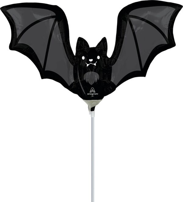 Mini Glow Batty Bat Shape Foil (5 Pack - FLAT)