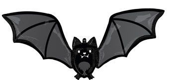 Glow Batty Bat Jumbo Shape Foil