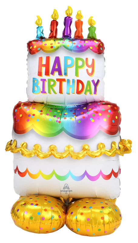 Airloonz Birthday Cake Foil