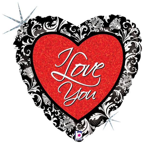 18 in Love Damask Foil (5 Pack) 18 in Love Damask Foil (5 Pack)