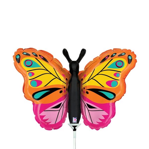 Mini Shape Colorful Butterfly Foil (5 Pack - FLAT)