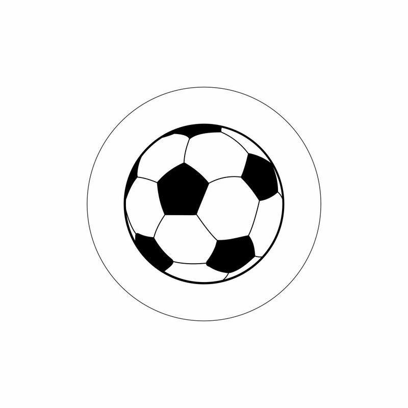 5 inch Soccer Ball TOP Print - JK Exclusive Custom Printed Latex