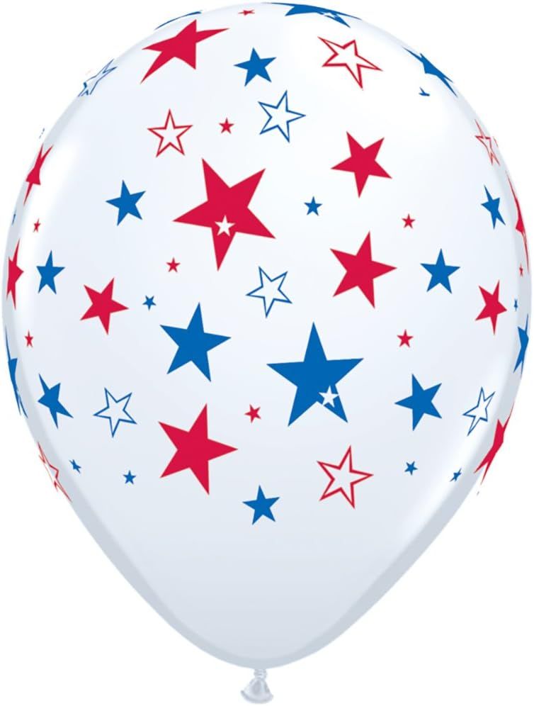 16 Inch Red & Blue Stars Around