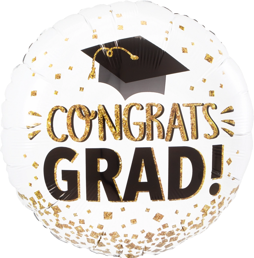 17 in Congrats Grad Gold Glitter Foil (5 Pack) 17 in Congrats Grad Gold Glitter Foil (5 Pack)