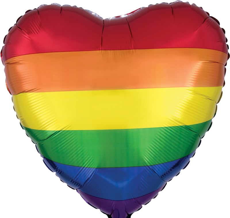 17 in Rainbow Fun Foil (5 Pack)