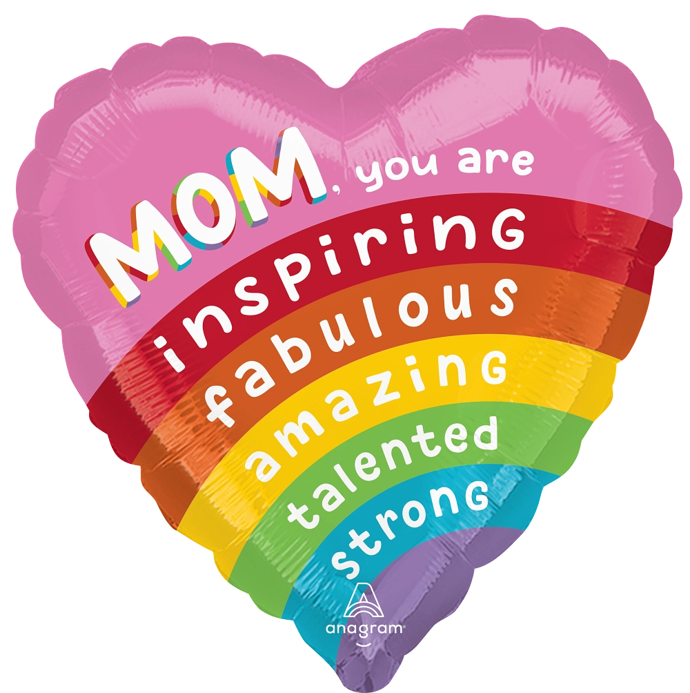 17 in Brilliant Rainbow Mom Foil (5 Pack) 17 in Brilliant Rainbow Mom Foil (5 Pack)