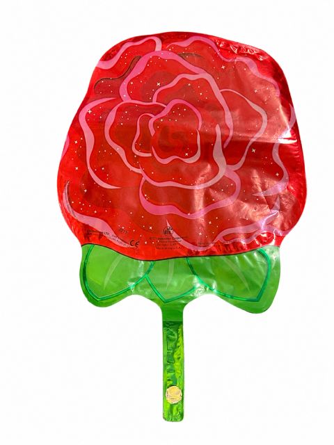 Mini Shape Red Rose Foil (5 Pack - FLAT)