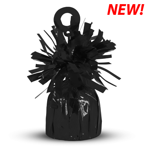 Black Metallic Balloon Weights - 6oz