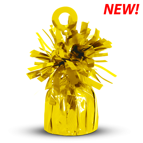 Gold Metallic Balloon Weights - 6oz