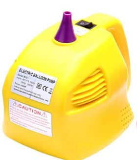 Borosino B201 Mini Electric Balloon Pump - Yellow