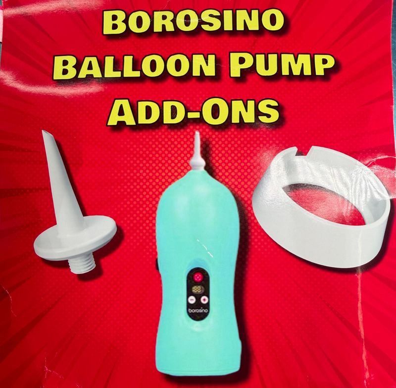 Borosino Elf Balloon Pump Add-on - Deluxe Nozzle & Base