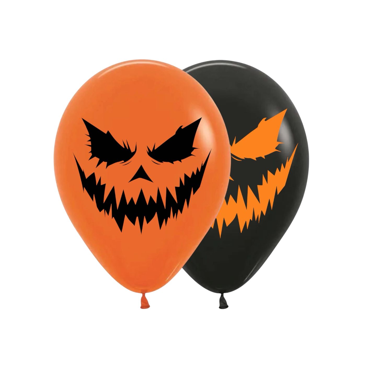 5 inch Scary Pumpkins - JK Exclusive Custom Printed Latex 5 inch Scary Pumpkins - JK Exclusive Custom Printed Latex