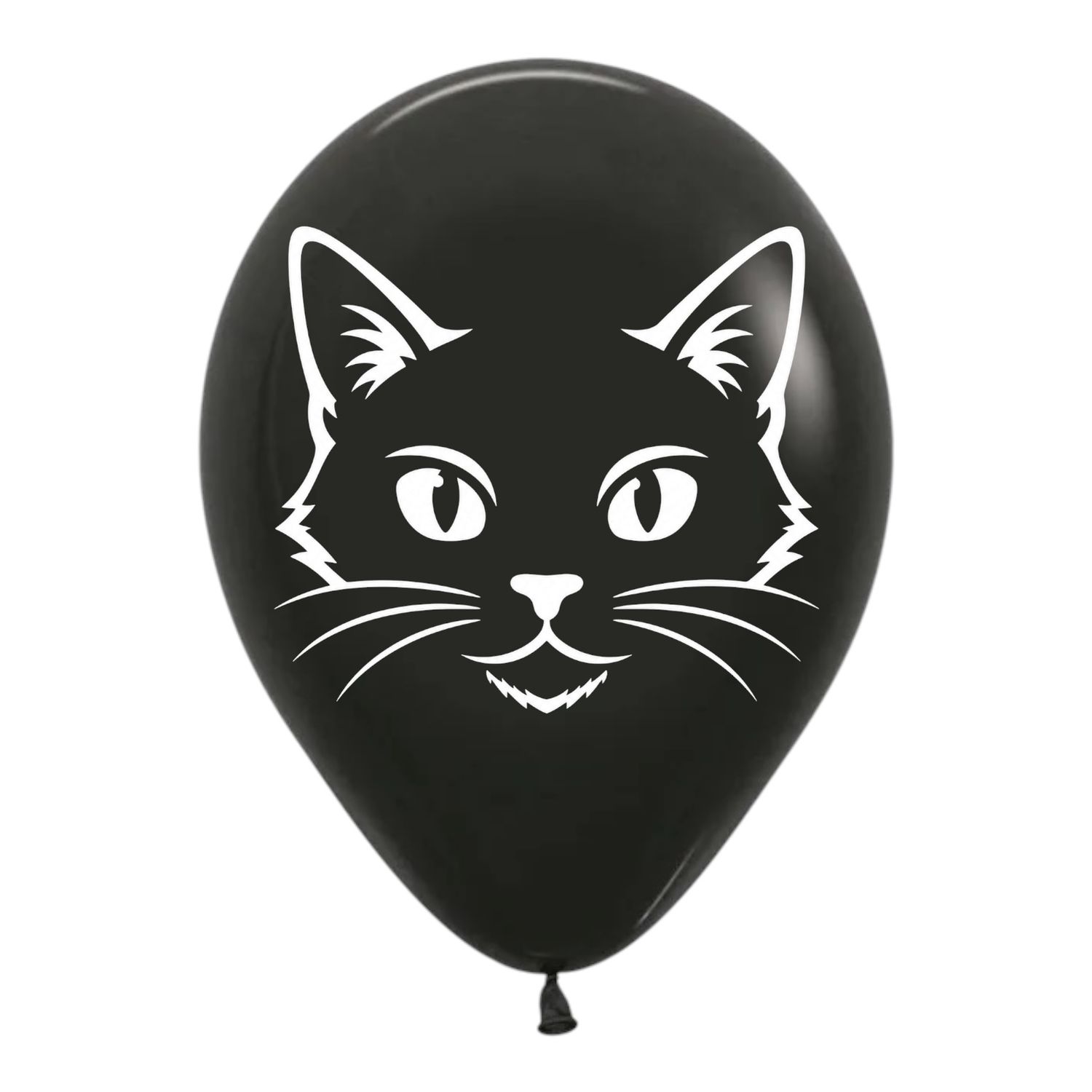 5 inch Black Cat - JK Exclusive Custom Printed Latex 5 inch Black Cat - JK Exclusive Custom Printed Latex