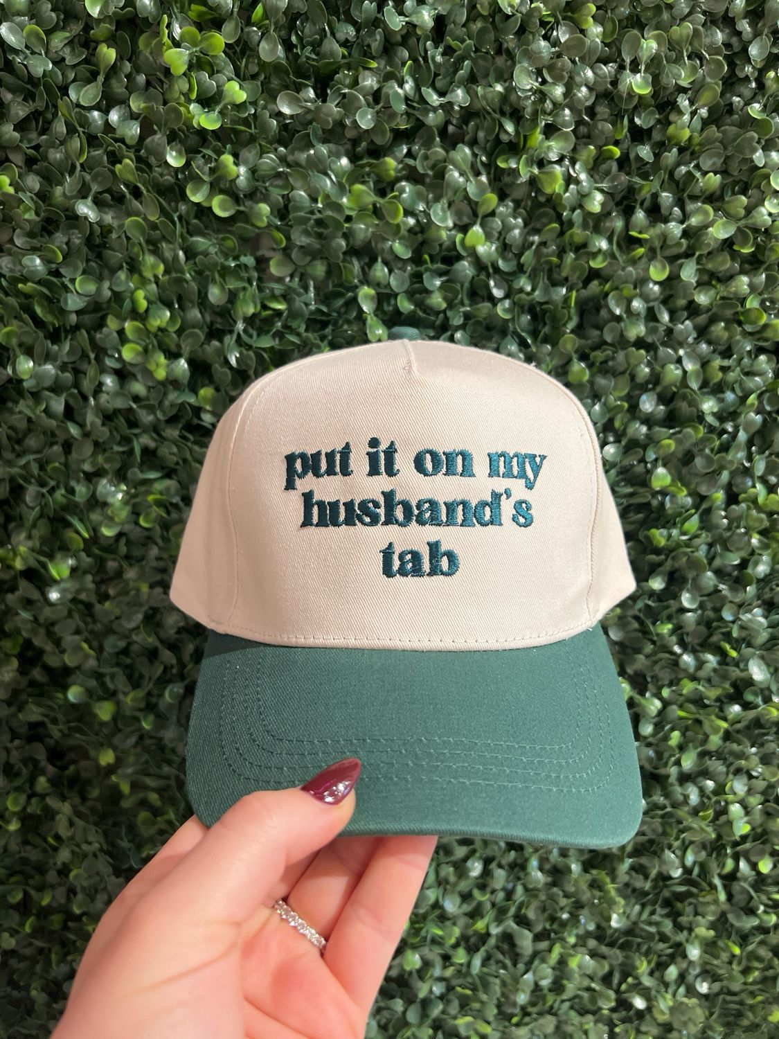 TRUCKER HAT HUSBANDS TAB