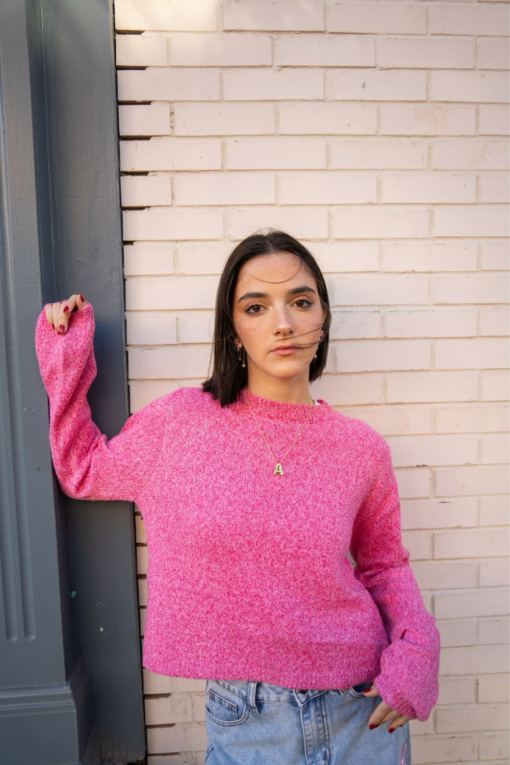 Open Back Tie Sweater