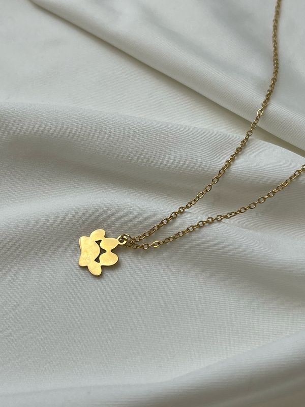 GOLD PAW NECKLACE