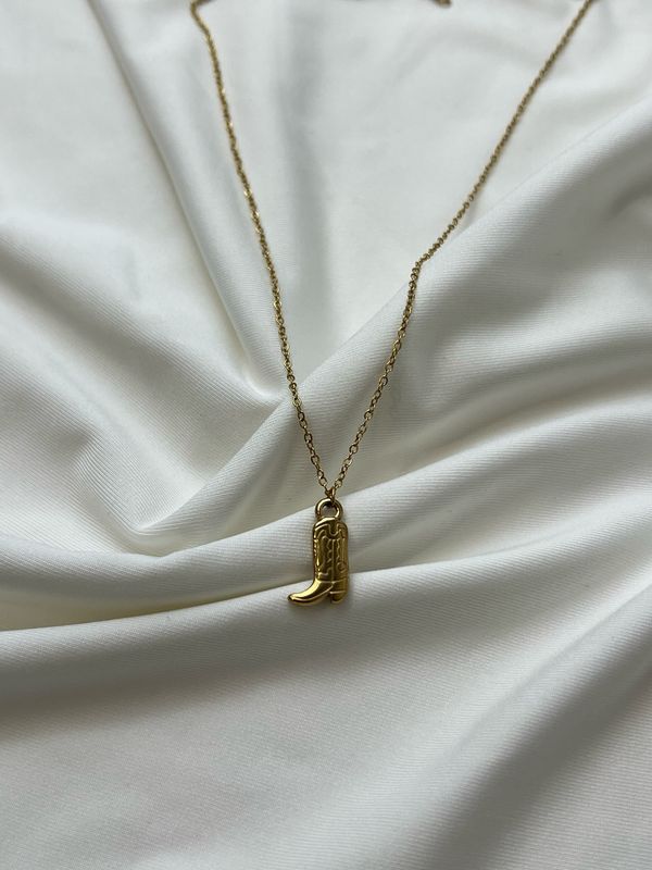 COWGIRL BOOT NECKLACE