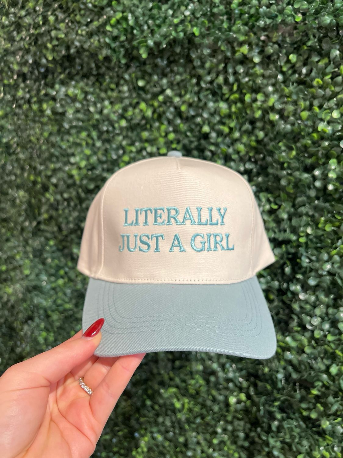 TRUCKER HAT LITERALLY GREEN