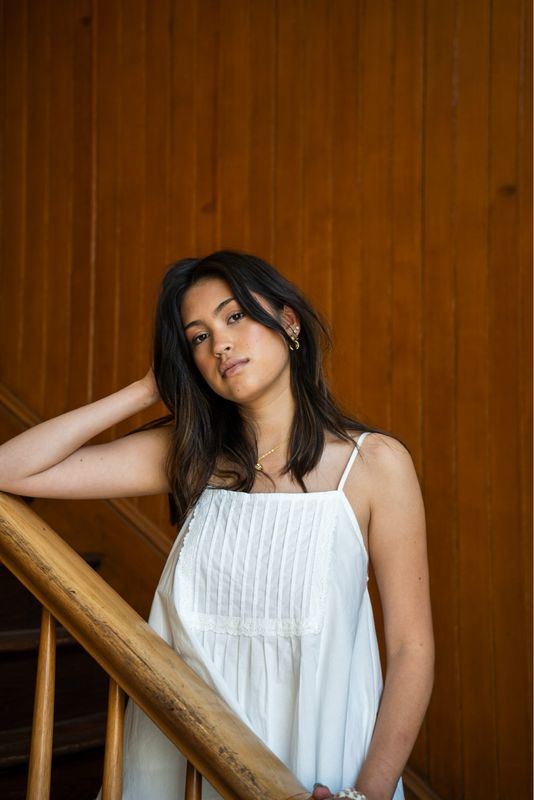 White Loose Tank Top