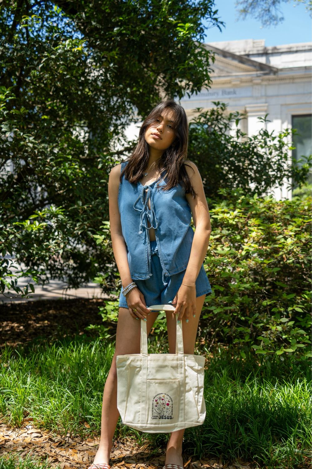 DA0124 DENIM SET SHORTS