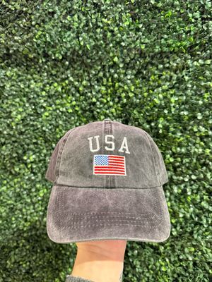 USA HAT BLACK