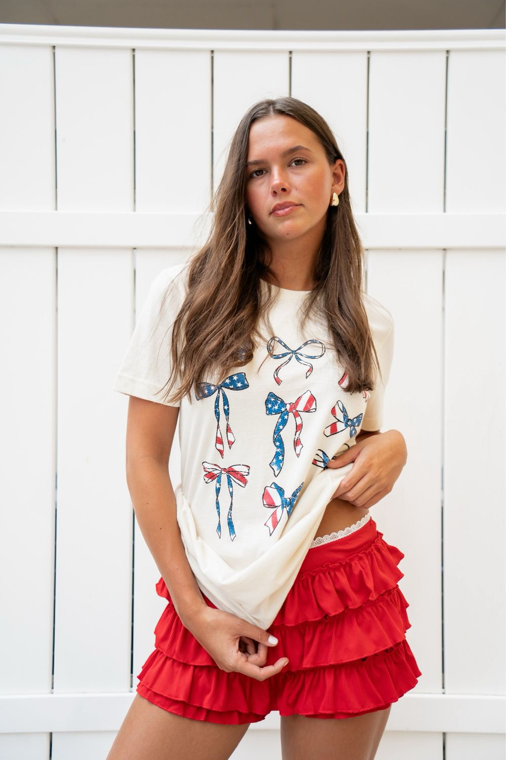 USA BOW TEE
