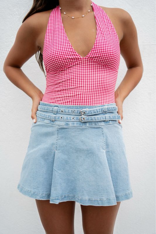 7330SS DENIM SKIRT