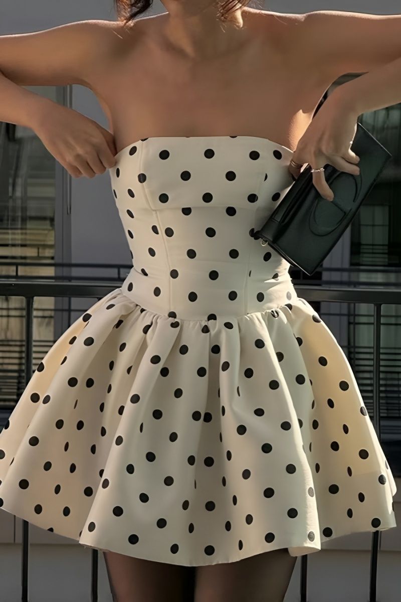 AA0271 POLKA DOT DRESS