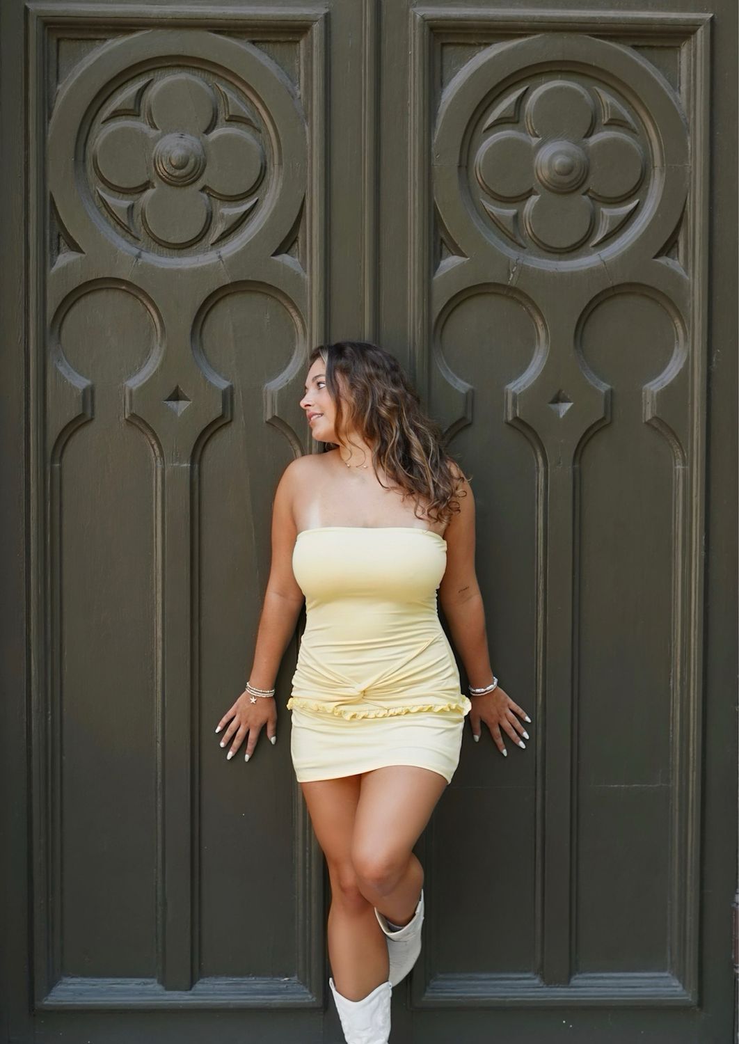 AA0277 DRESS YELLOW