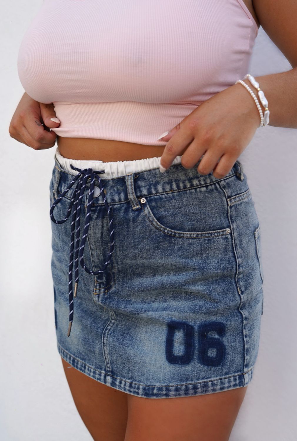 FA0082 DENIM SKIRT