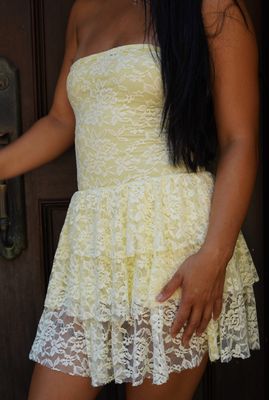 AA0265 TUBE DRESS YELLOW