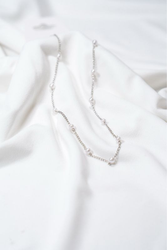PEARLY CHOKER SILVER