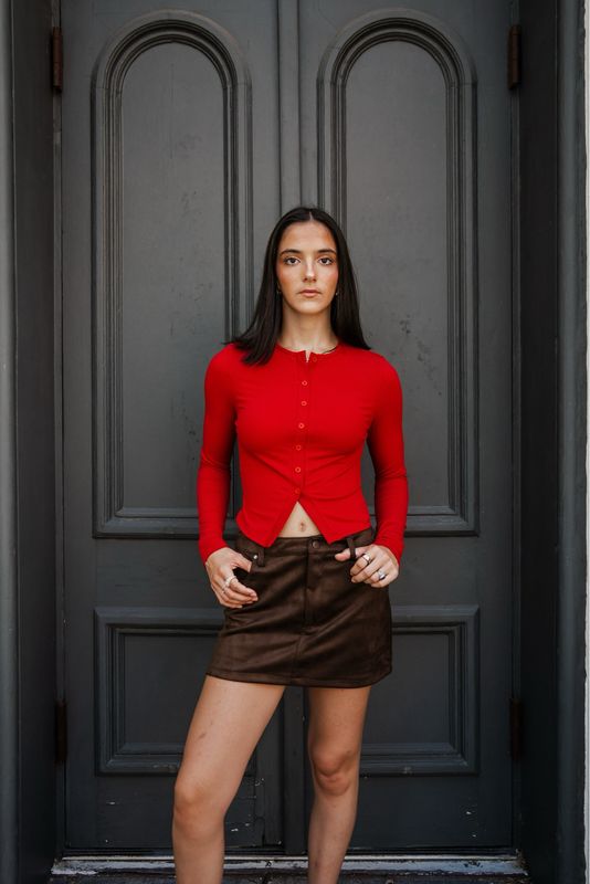 60082 SUEDE SKIRT