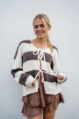 EA0253 STRIPE SWEATER